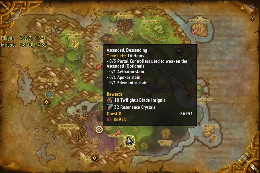 Pre-Patch Currency Buffed Again: World Quests and Weeklies on Alts