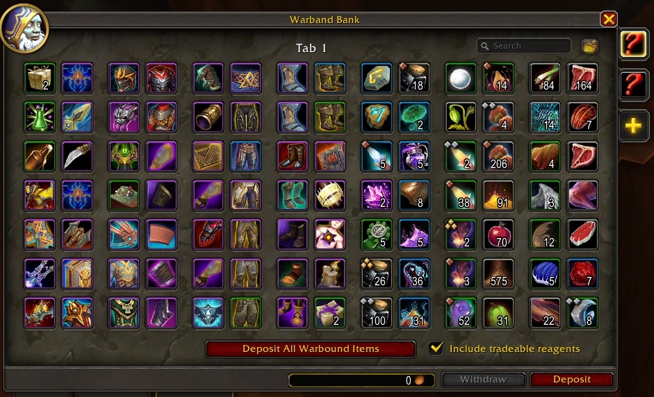 Warband Banks Temporarily Disabled