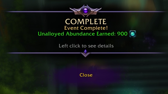 Abundance World Event is No Longer Abundant