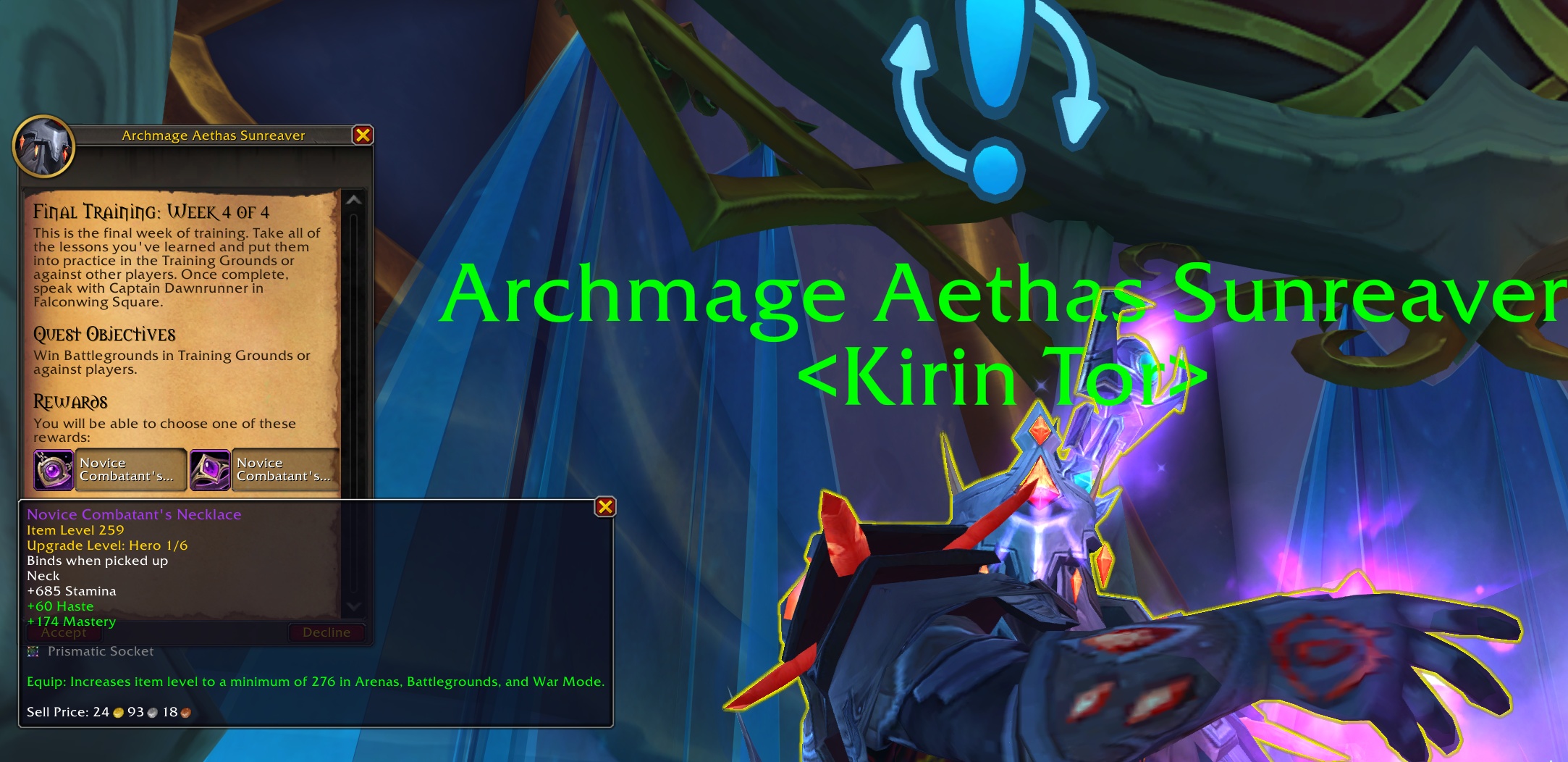 Complete Battlegrounds to Earn a Hero Track Neck or Ring