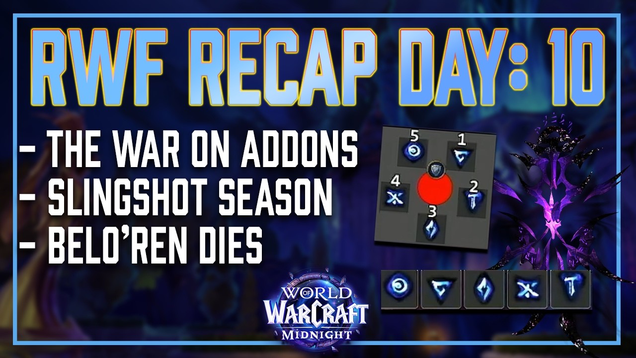 Midnight Season 1 Race to World First Day 10 Recap: Return of the Addons