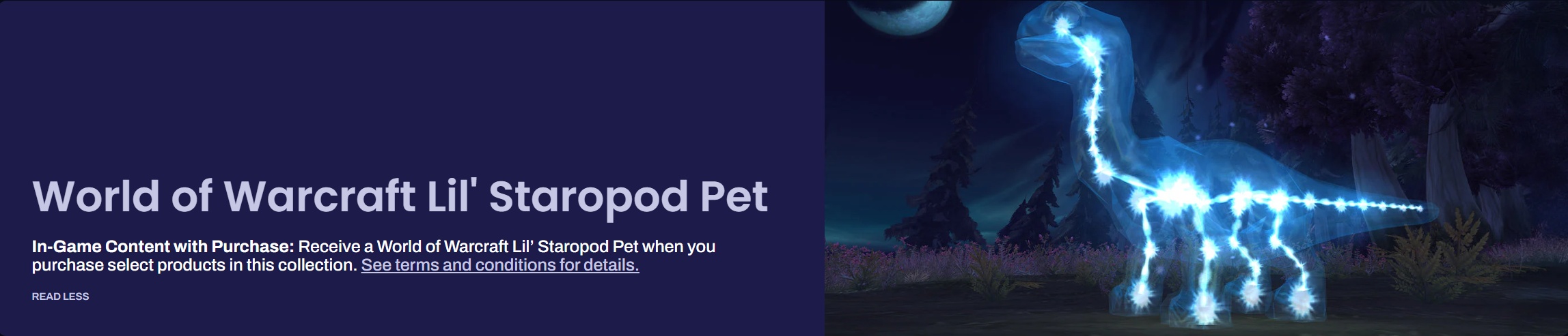 Limited Quantity Lil' Staropod Pet Available From the Blizzard Gear Store