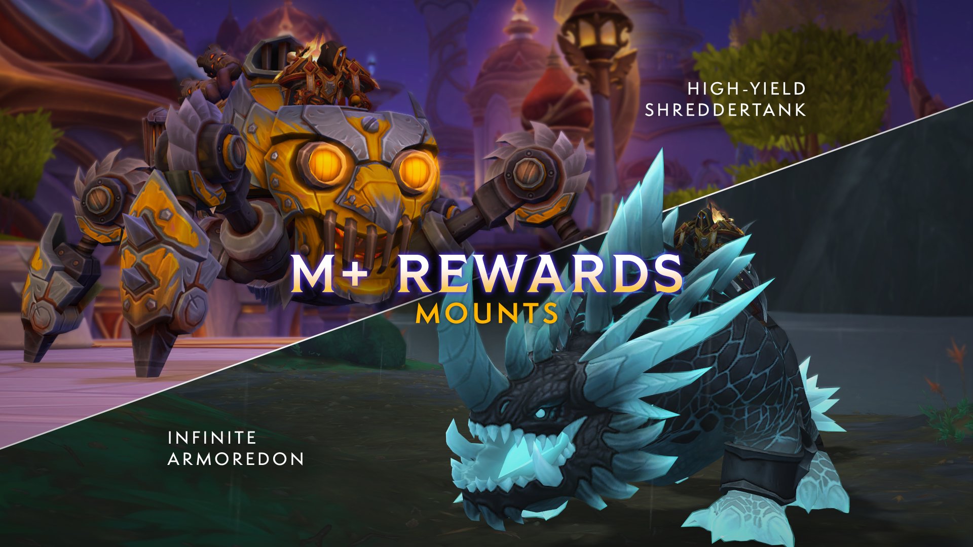 14 Returning Mythic+ Mounts and New Recolors Coming for Keystone Myth in Patch 12.0.5
