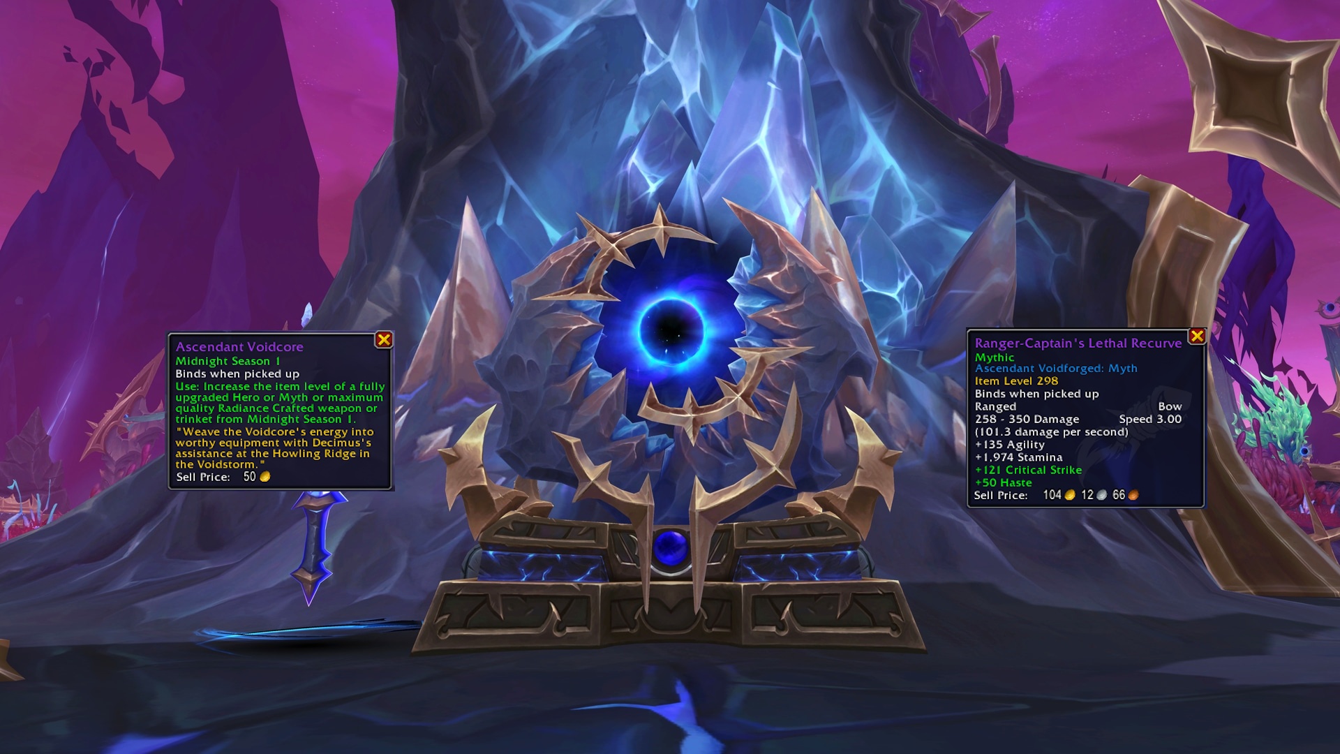 No Weapon or Trinket Upgrades This Week from Voidforge - 4 Week Timegate