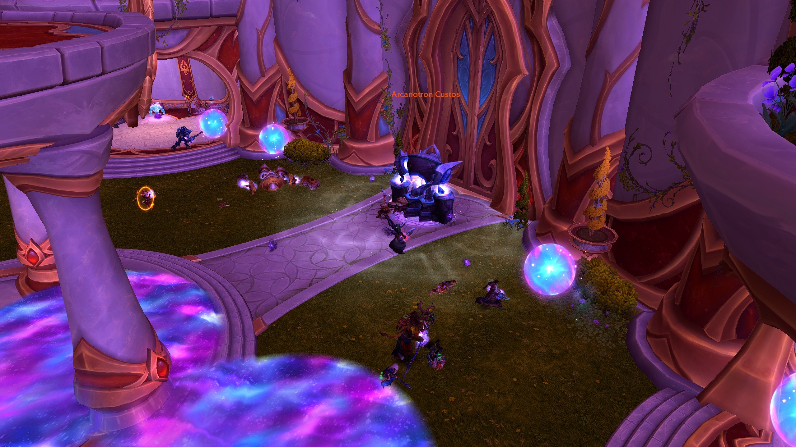 Control Orb Spawns During Arcanotron Custos's Refueling Protocol in Magisters' Terrace