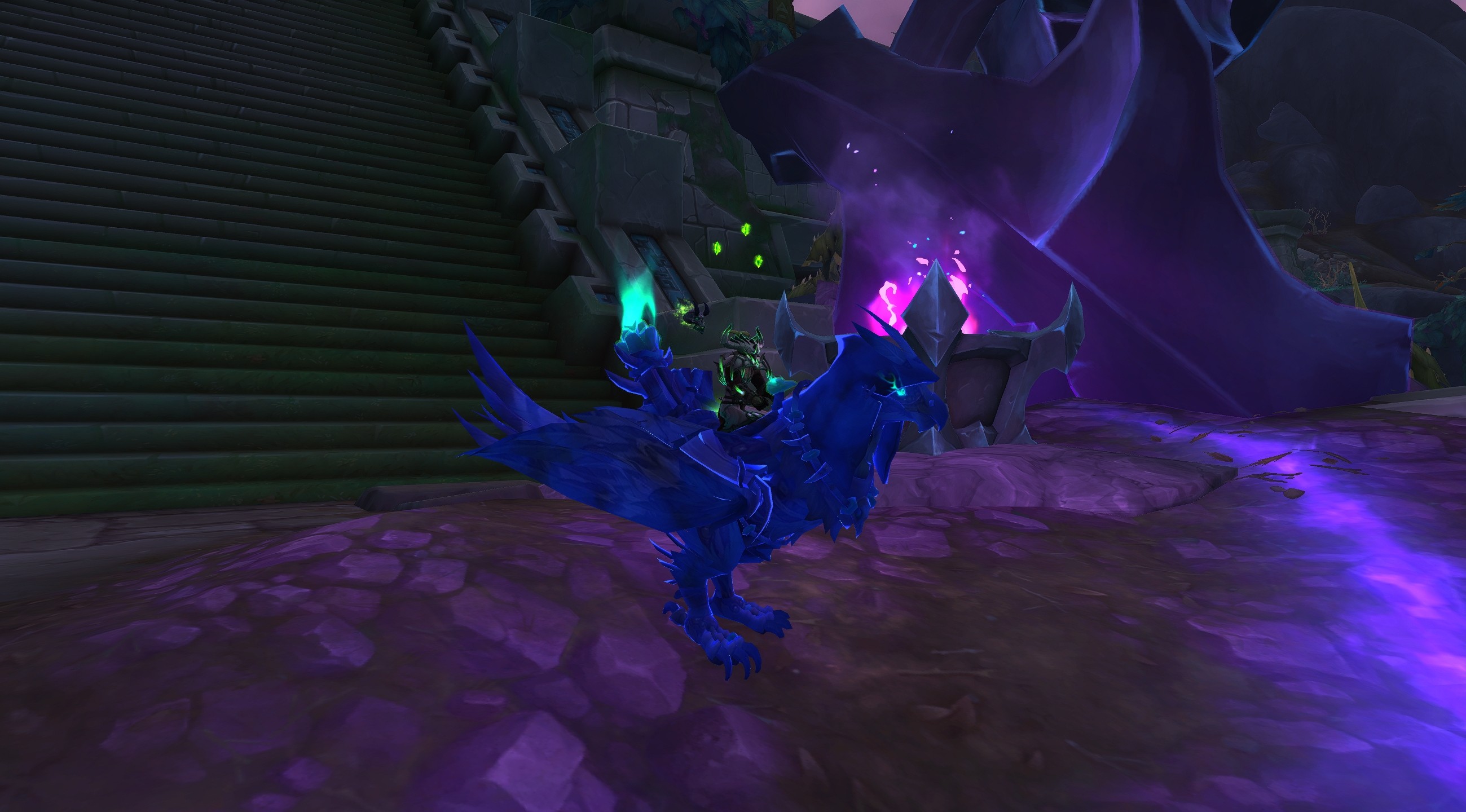 Repair a Ritual in Broken Throne Ritual Site for Void Hex Eagle Mount