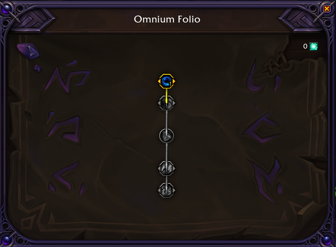 New Power from the Omnium Folio Does Not Take a Gear Slot