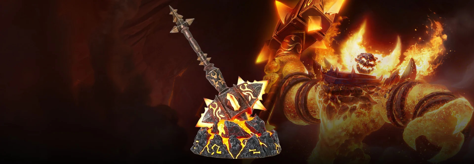 $250 Sulfuras Hand of Ragnaros Figurine Now Available For Pre-Order on the Blizzard Gear Store
