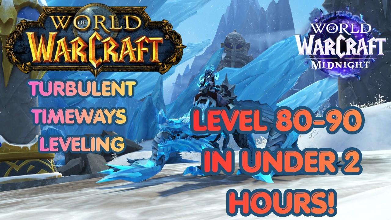 Level 80 Through 90 in Around 2 Hours With Turbulent Timeways