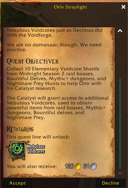 Bonus Roll Questline