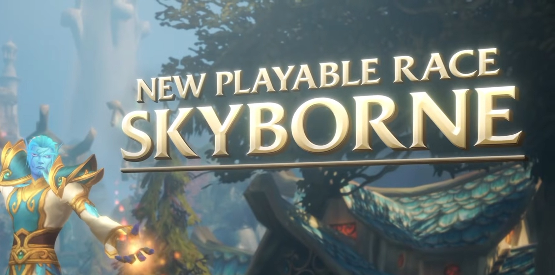 Zephras Isle — Official starting zone for the new Skyborne race in World of Warcraft Forever