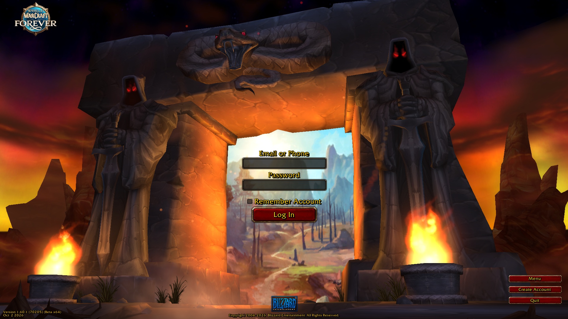 WoW: Forever Character Creation Portraits Now Have SD and HD Versions