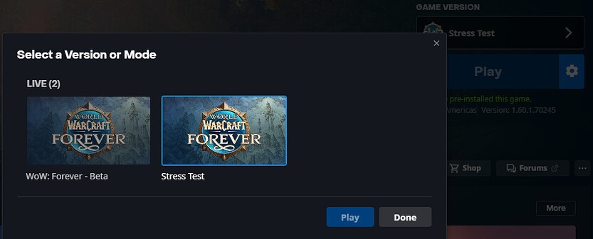 WoW: Forever Beta Going Offline for Stress Test