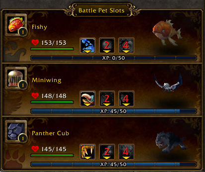 Wow how to remove pet from battle slot