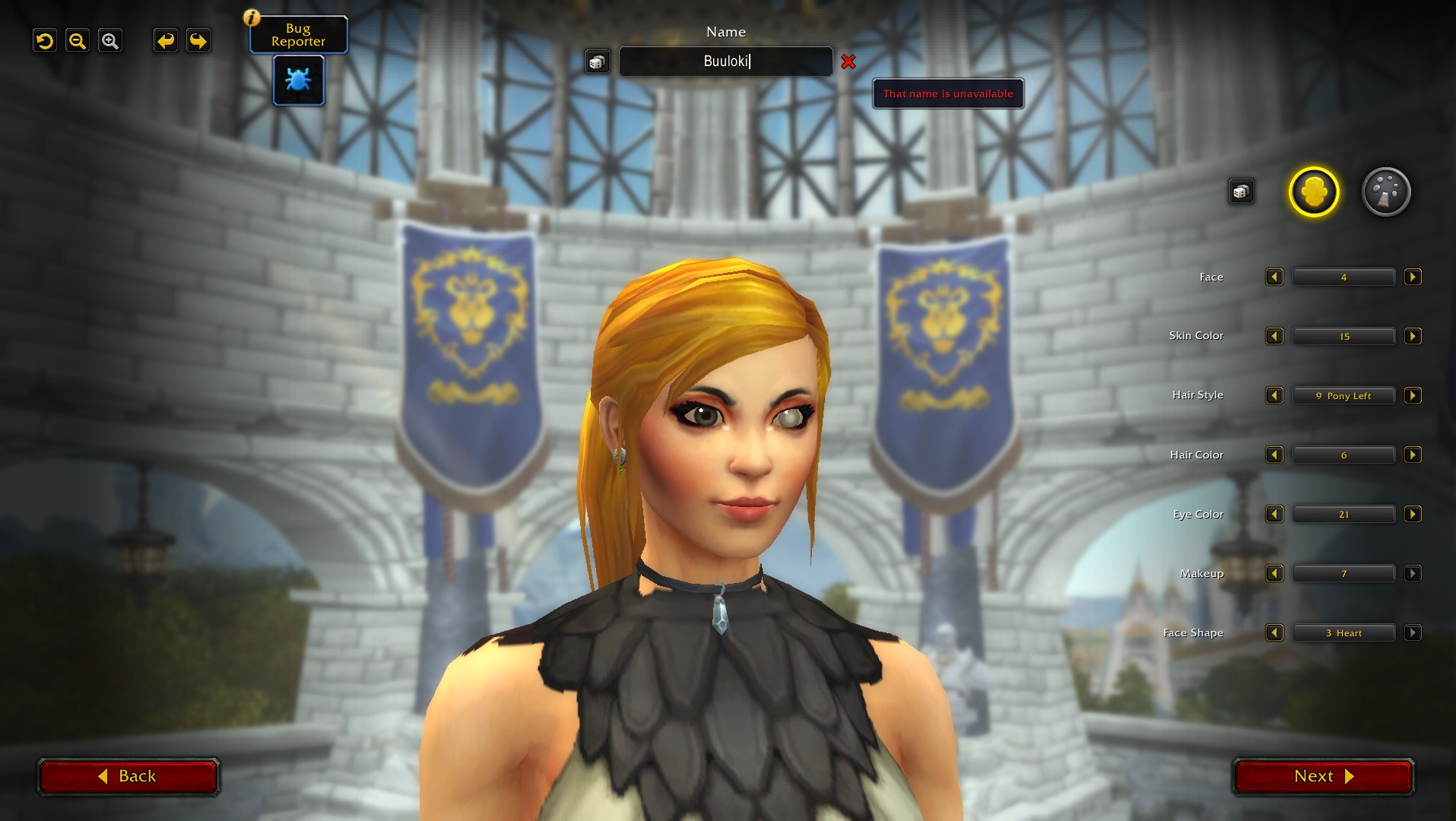 world of warcraft character creation