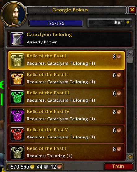 how do you change professions in wow
