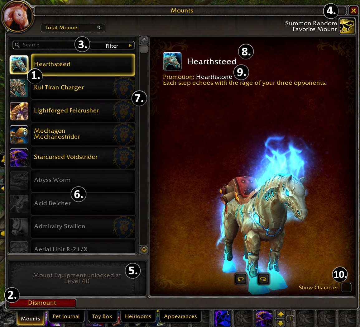 Wow Mounts List Vastmajor