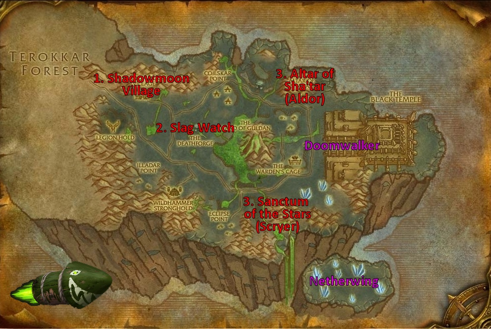 Shadowmoon Valley Map