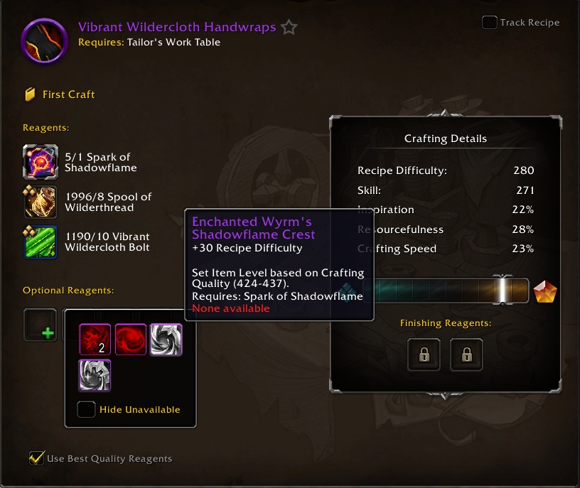 New Enchanted Crests Guide for Crafted Gear - LFCarry Guides blazing shadowflame crest wow