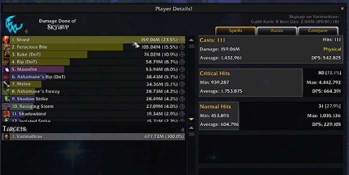 damage meter addon 3.3.5