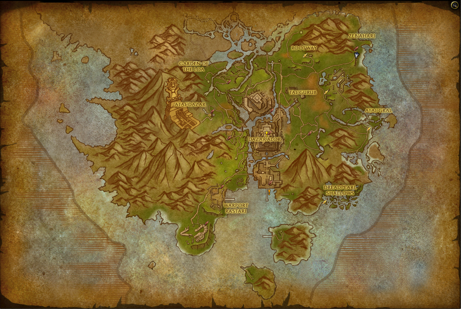 Battle for Azeroth Alpha Preview: Zone Maps Wowhead News
