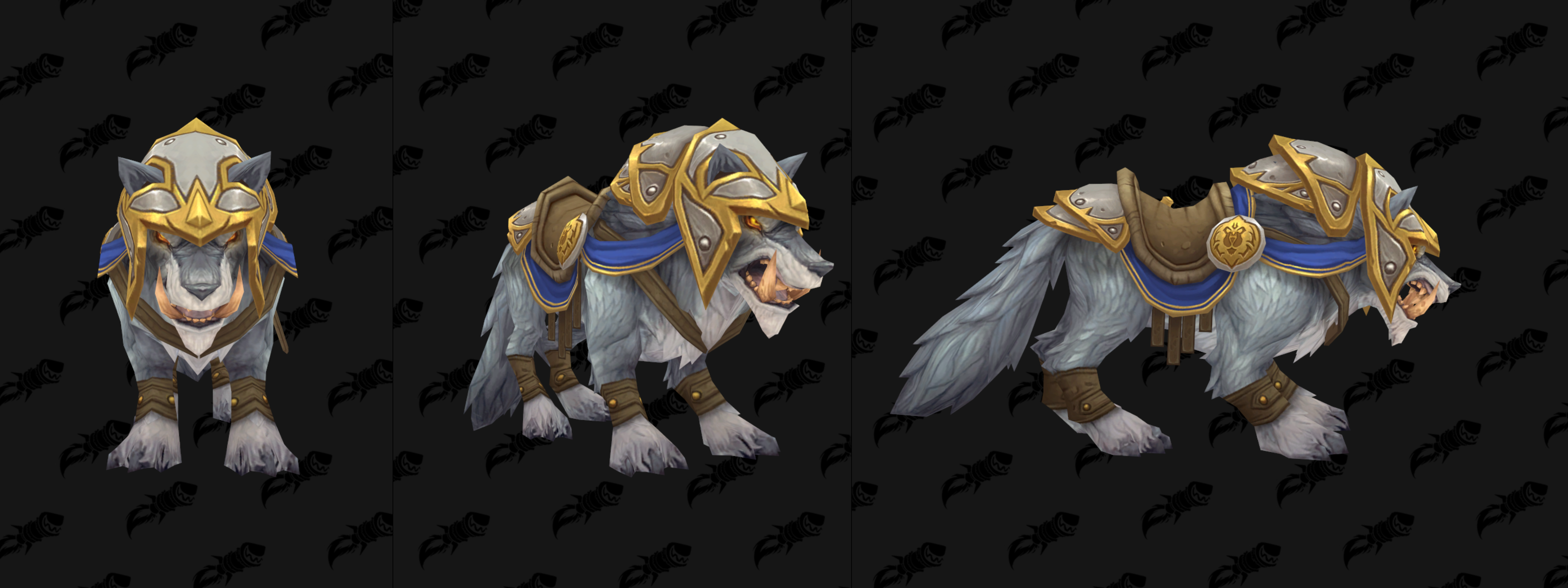 alliance wolf mount - alliance only mounts