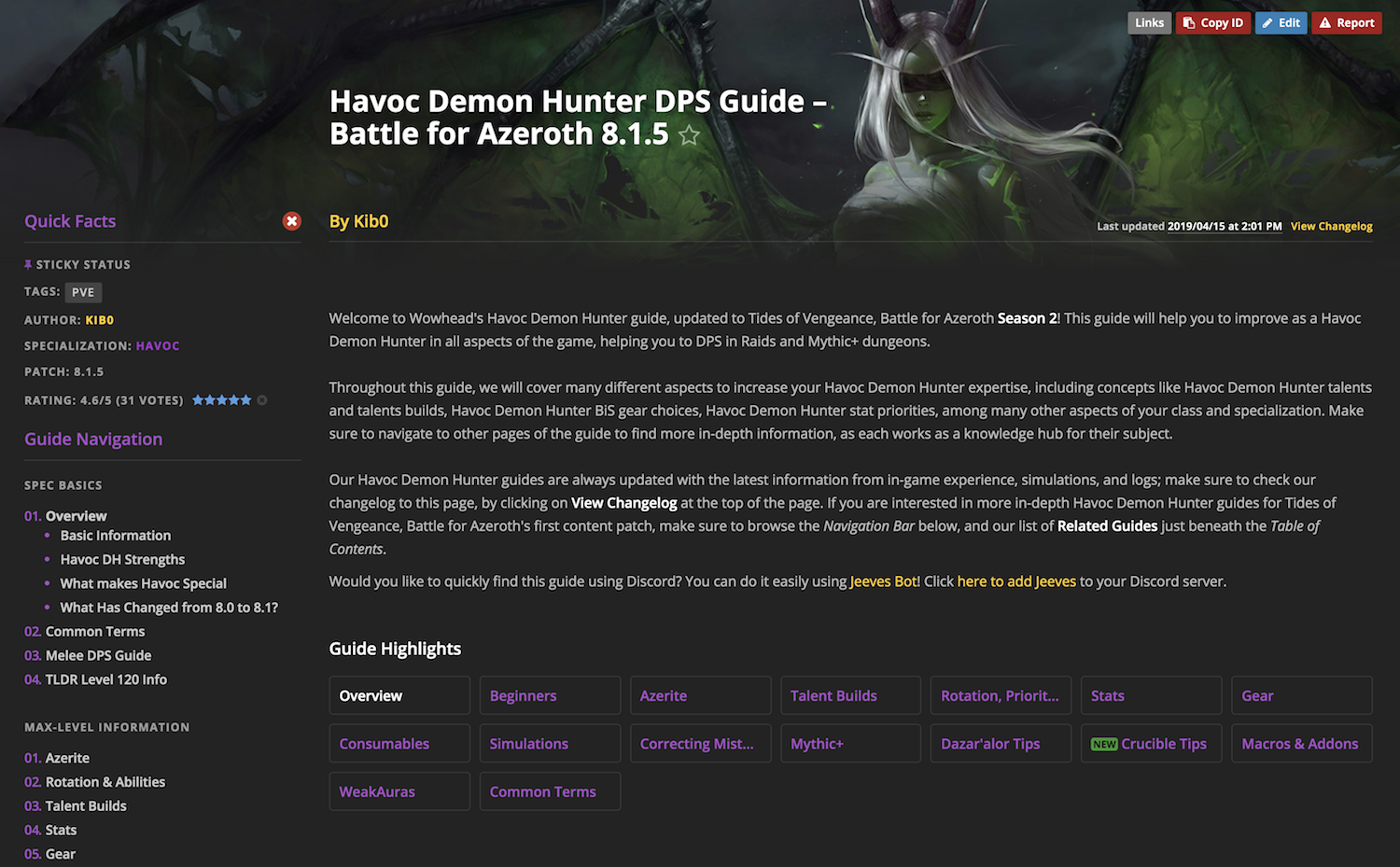 New Layout For Wowhead Guides - Wowhead News