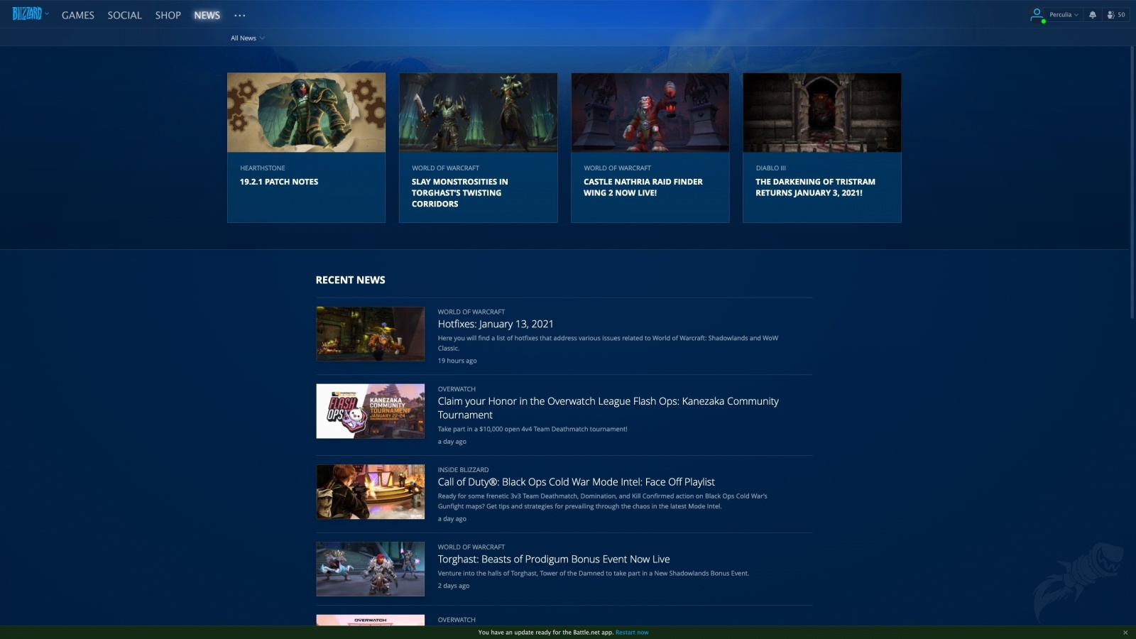 Blizzard Battle.net App Update - Patch 2.18.0 - MMO-Champion