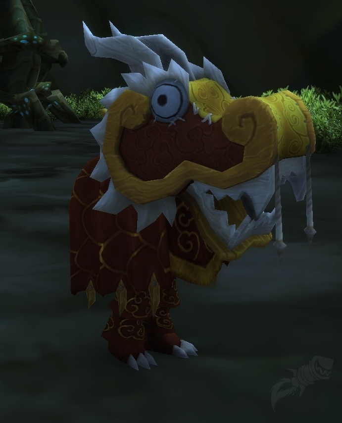 Red Dragon Head Costume Spell World of Warcraft