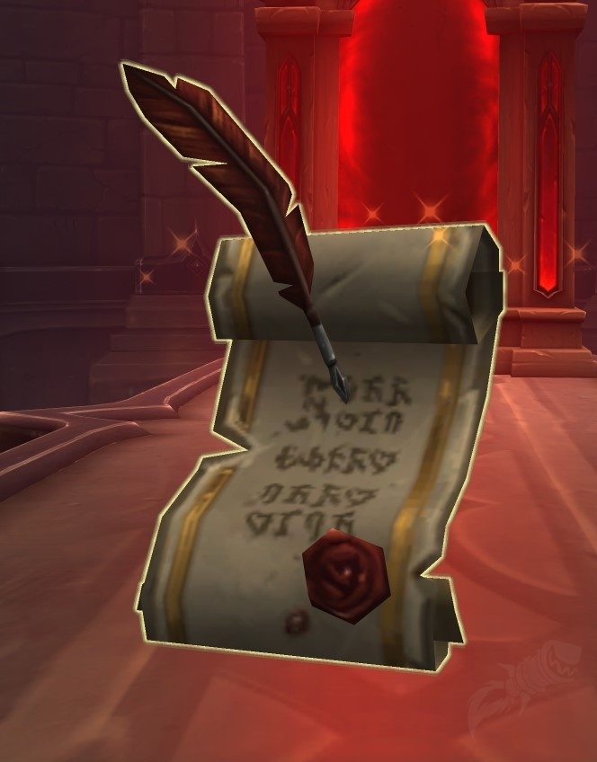 Sanctum Upgrade Mirror Network Quest World of Warcraft