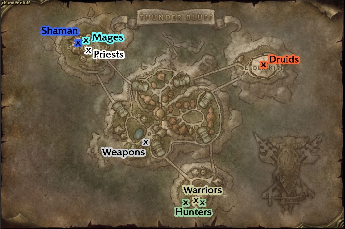 Hunter Trainer and Hunter Pet Trainer Locations - WoW Classic - Wowhead