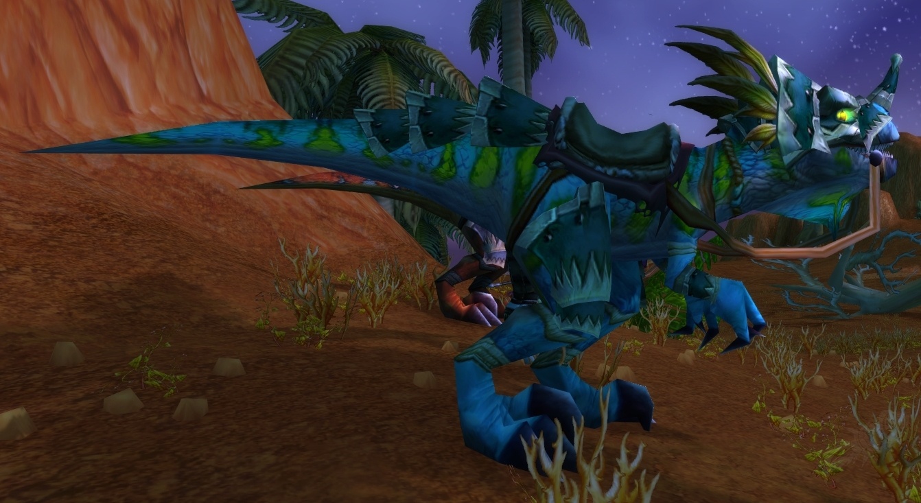 Swift Blue Raptor - NPC - WotLK Classic