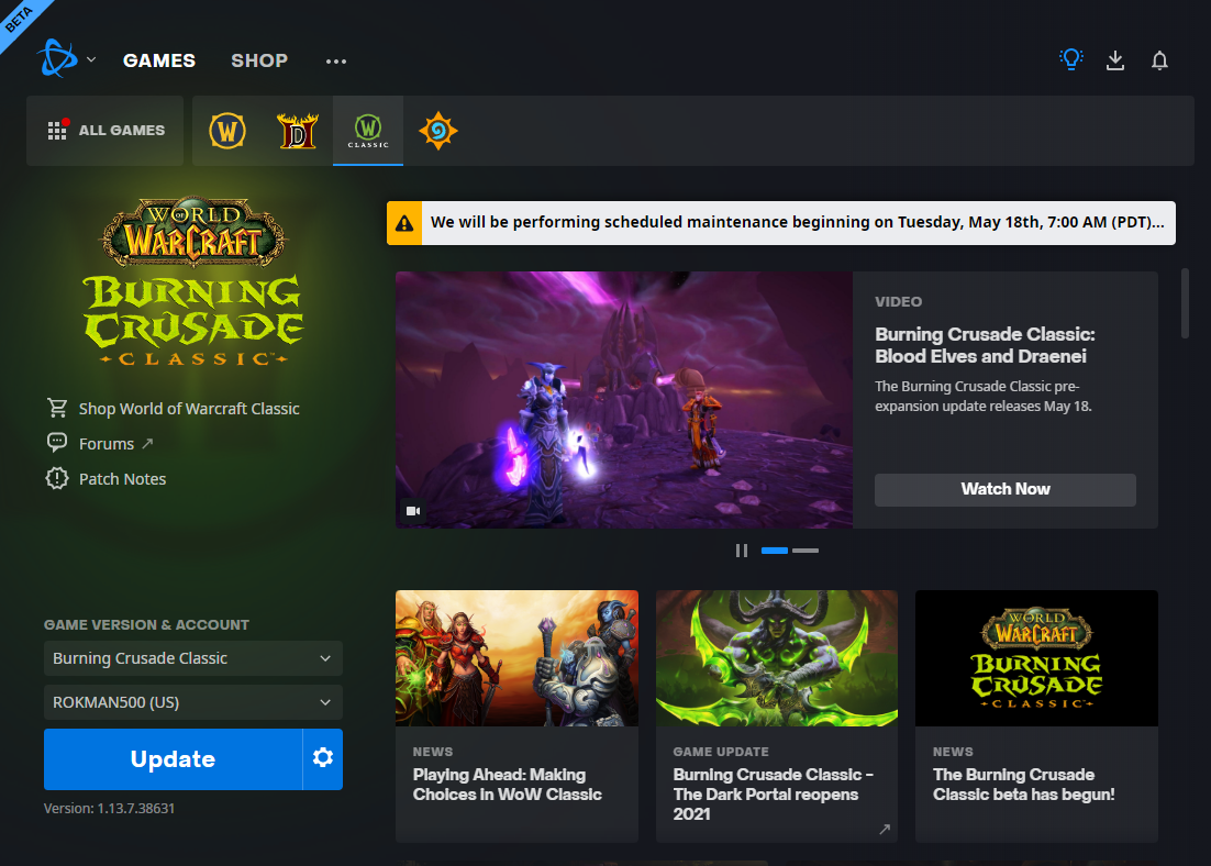 Blizzard app, WoWWiki