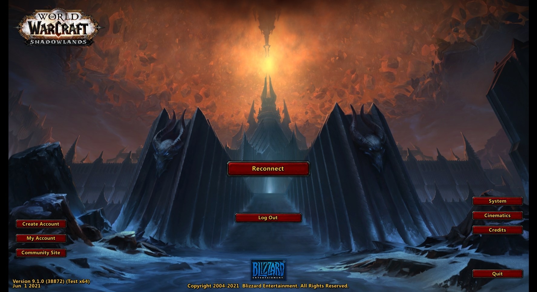 New Reconnect Button Added to WoW Login Screen in Chains of Domination -  Новости Wowhead