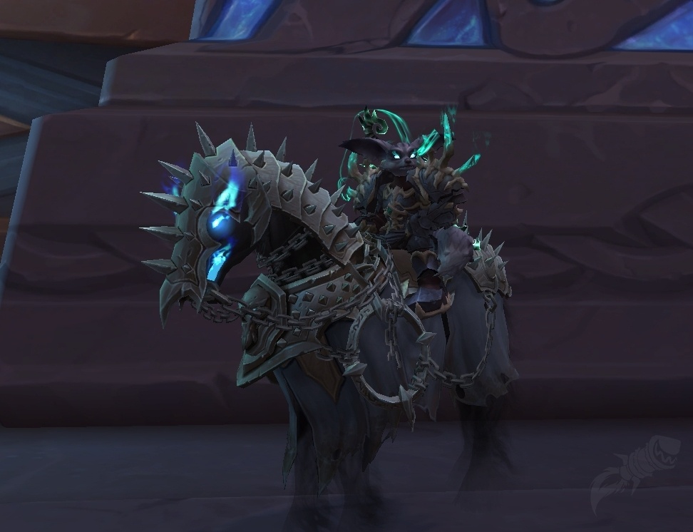 Soulbound Gloomcharger's Reins Mount from Ve'nari, Mysterious Gift