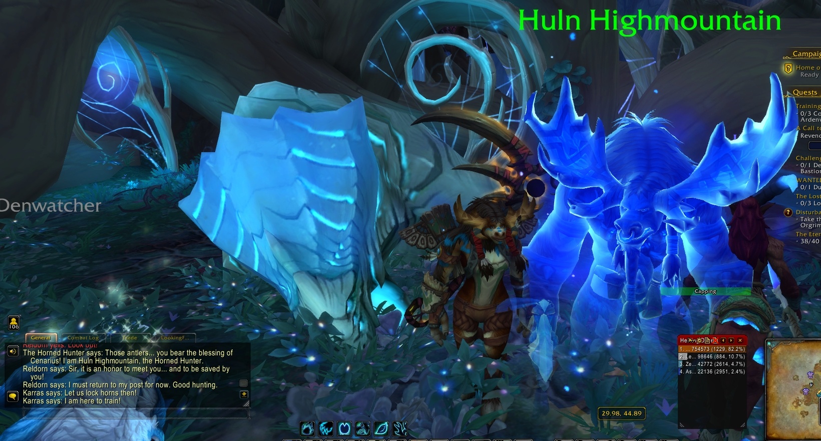 Highmountain Tauren Special Interaction Text with Huln Highmountain -  Новости Wowhead