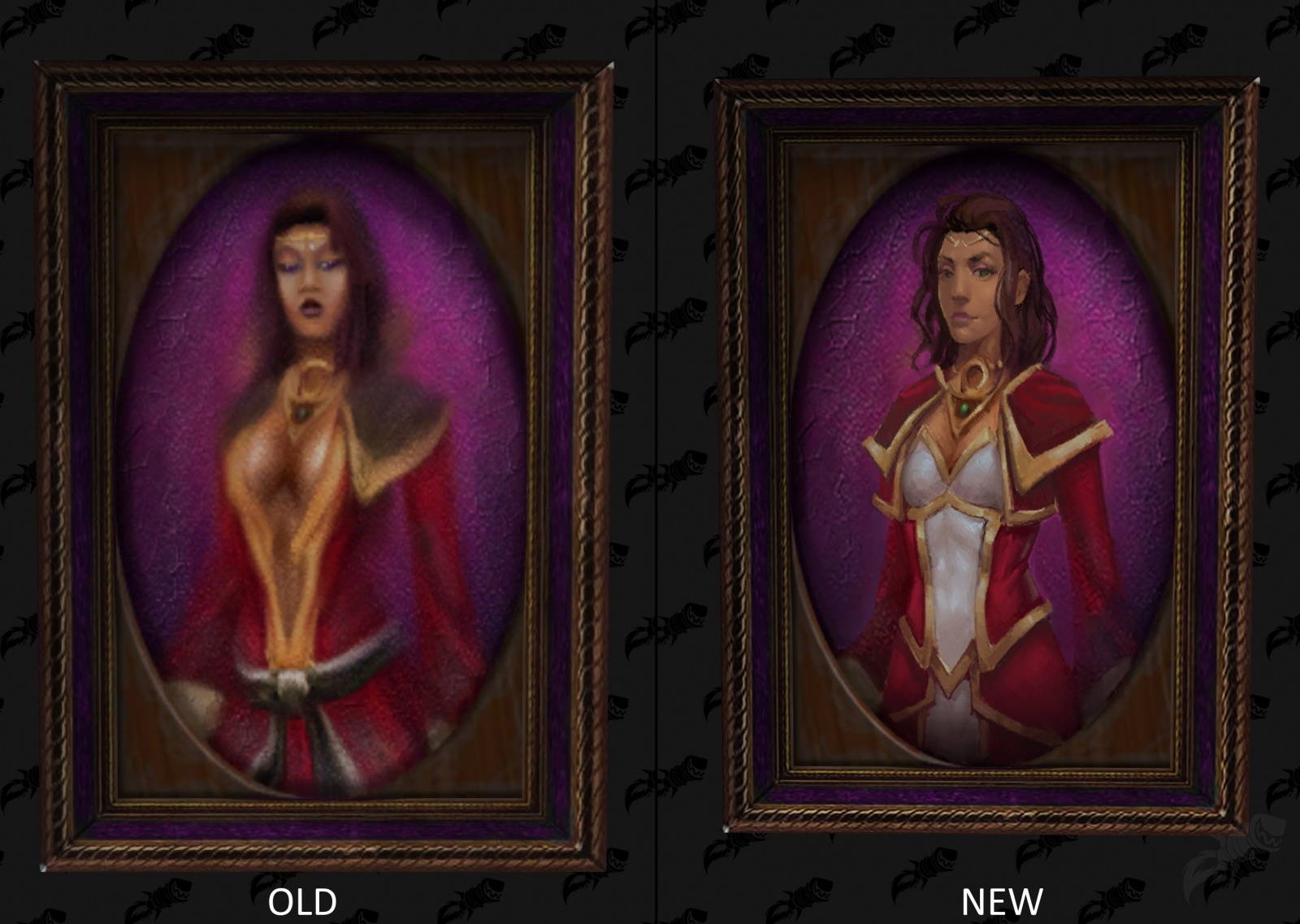 Vanilla Wall Paintings HD Updated and Desexualized in Patch 9.1.5