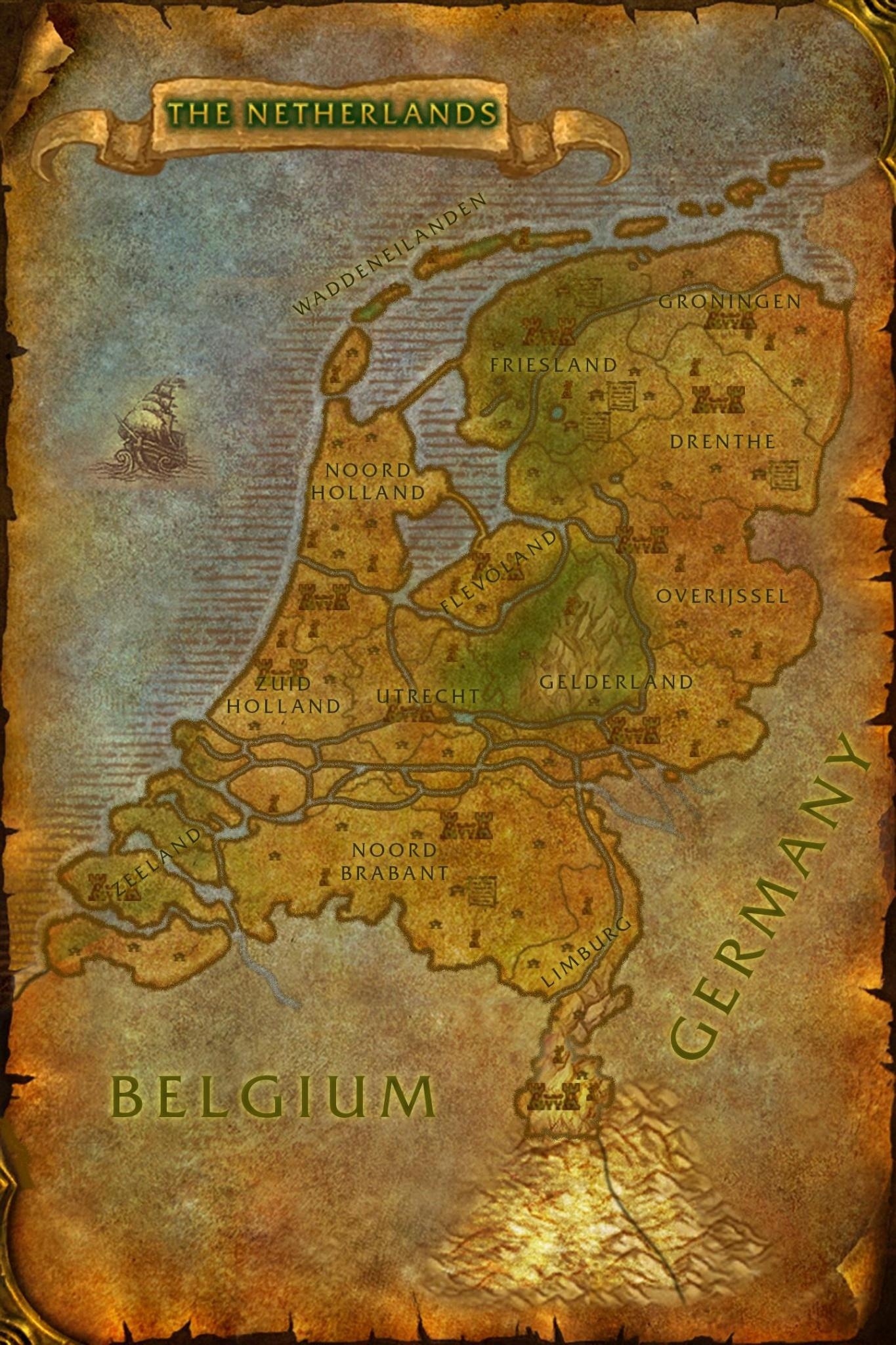 Amazing maps, World map, World of warcraft