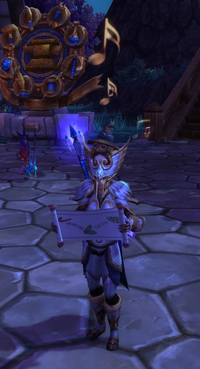 Winter Veil Chorus Book Item World of Warcraft