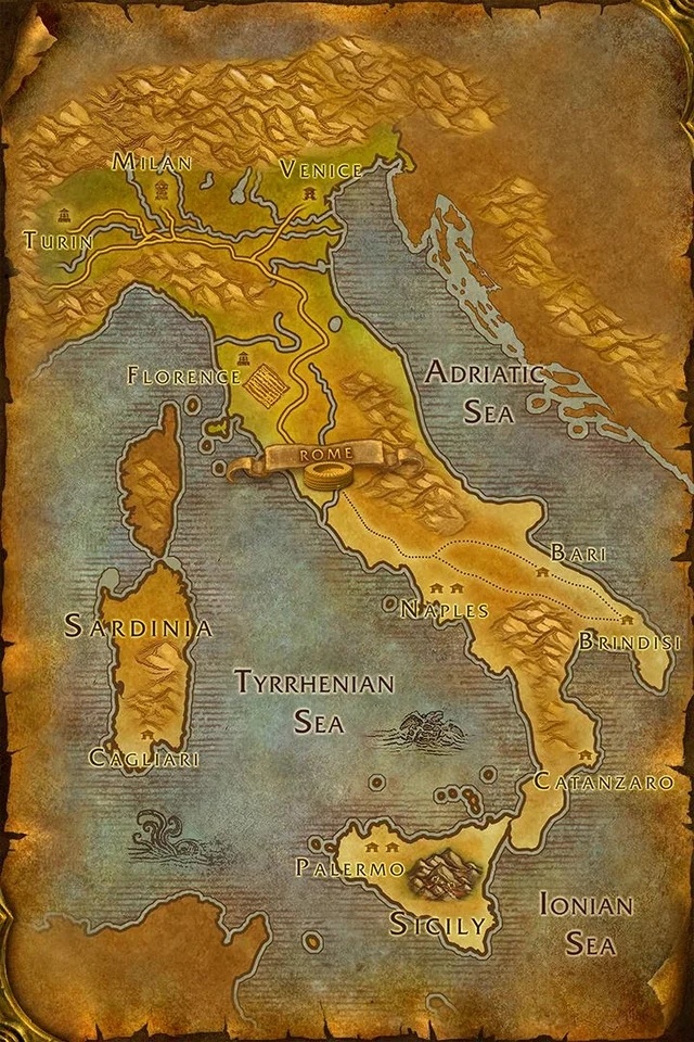 Amazing maps, World map, World of warcraft