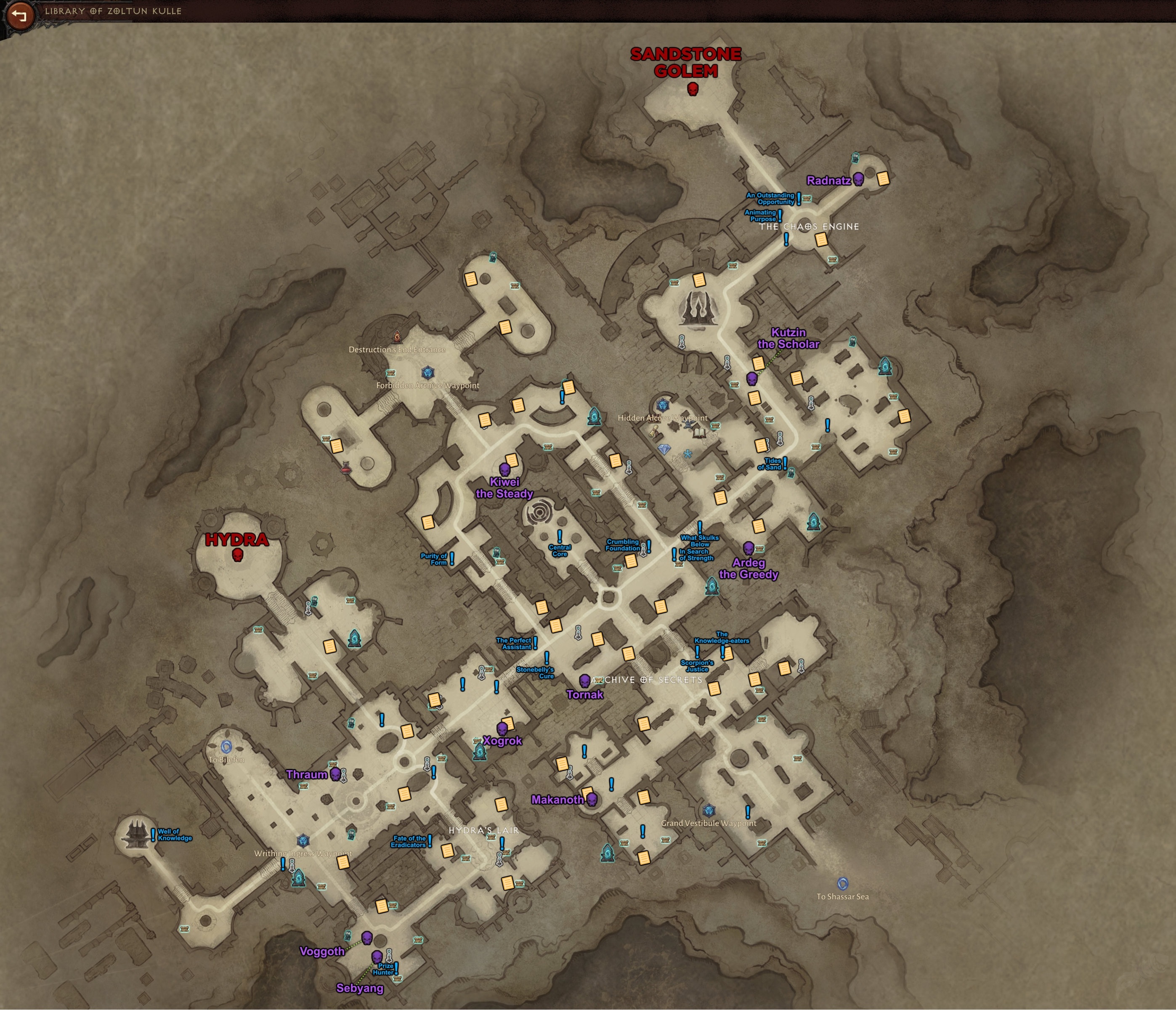 Library of Zoltun Kulle Zone Guide in Diablo Immortal - Wowhead