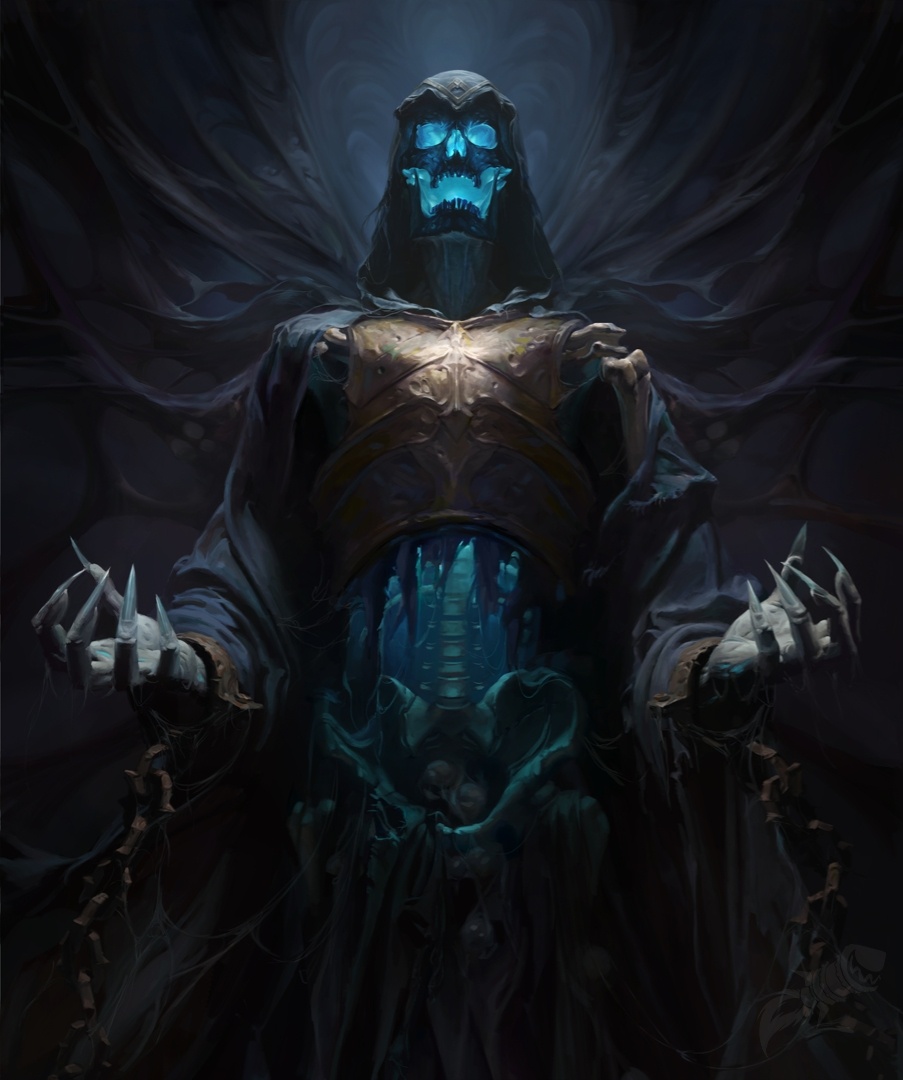 The Skeleton King Art - Diablo Immortal Art Gallery