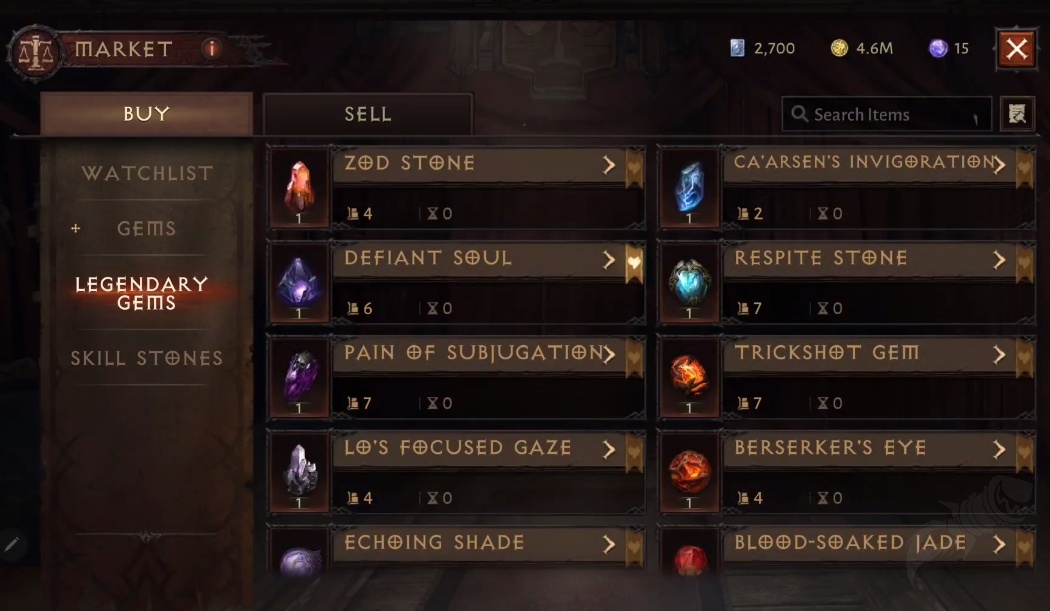 Diablo Immortal Legendary Gems: The best Legendary Gems and how to