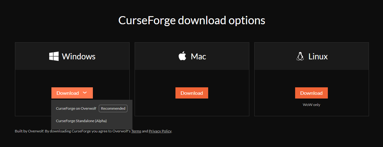 New Standalone CurseForge Client - Manage Addons without the