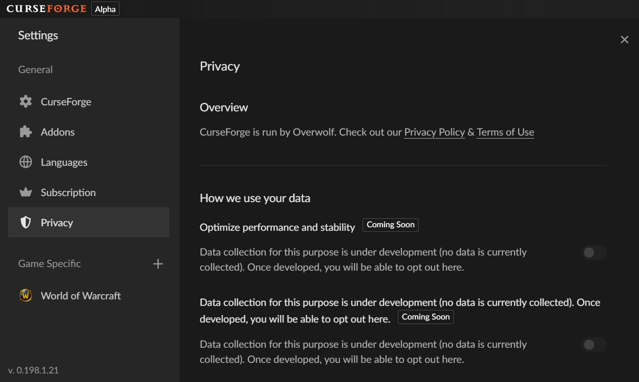 New Standalone CurseForge Client - Manage Addons without the Overwolf App -  Wowhead News