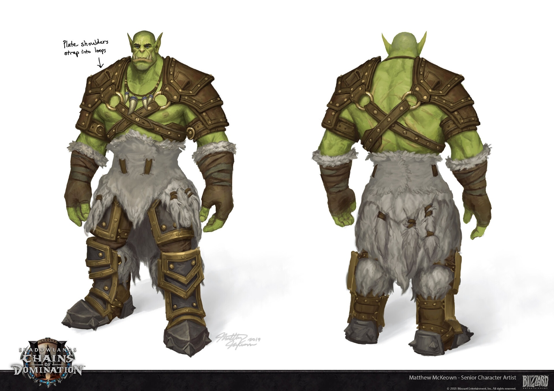 Art Spotlight: Shadowlands Thrall Model and Statue Concept Art 