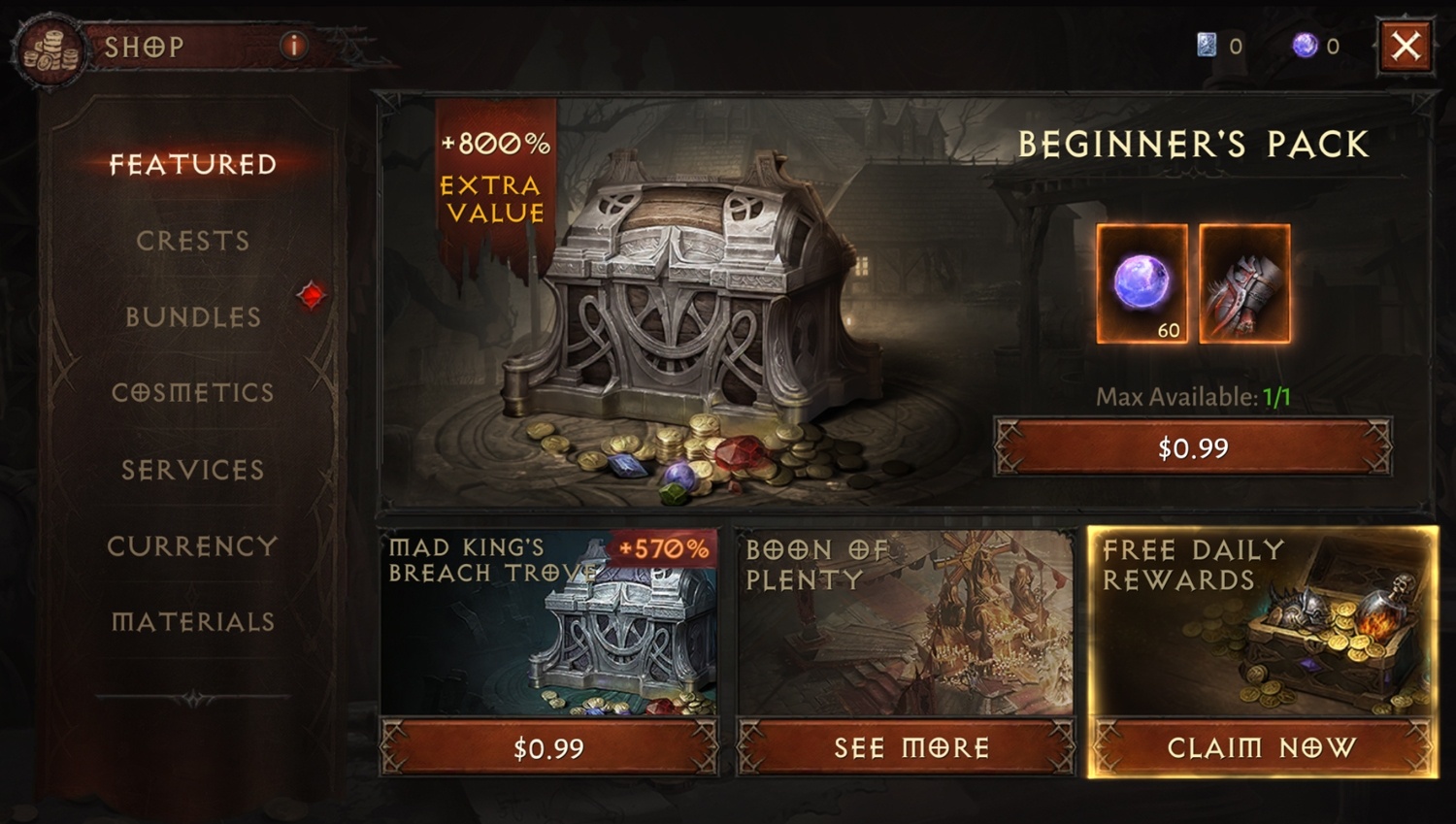 BEST Packs To Buy Diablo Immortal 