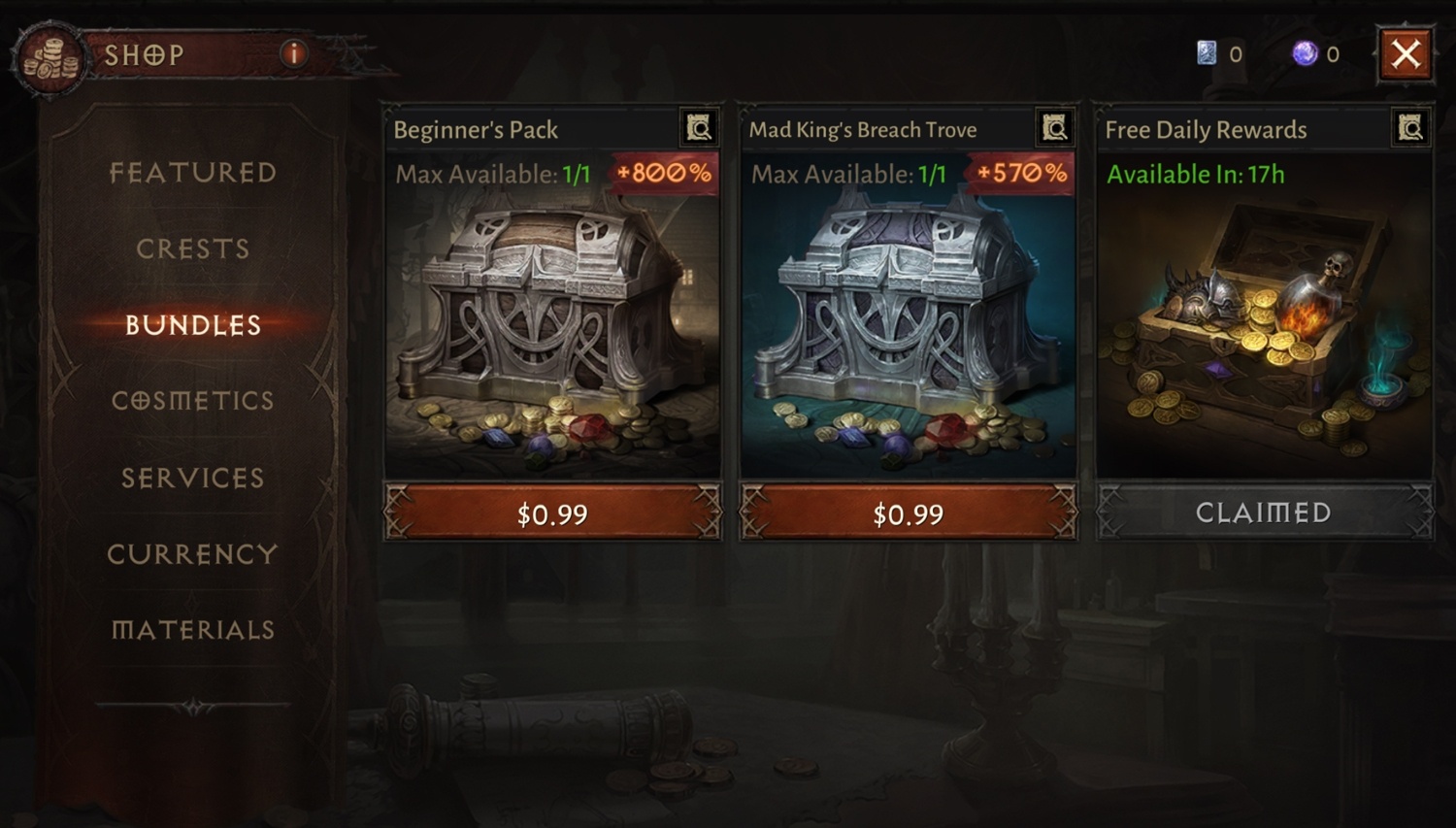 The Shop: Overview of the In-Game Store for Diablo Immortal - Wowhead