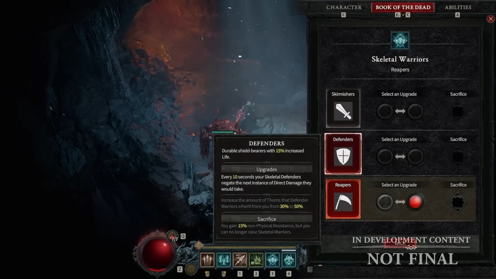 Diablos Nero Beta + Armor Set Stats and Skills