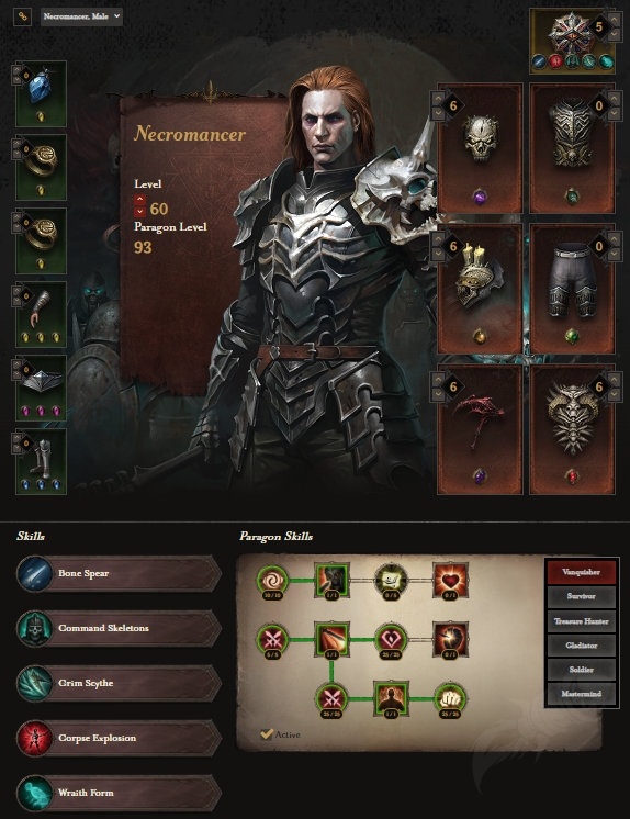 Necromancer PVE Build for Season 14 in Diablo Immortal